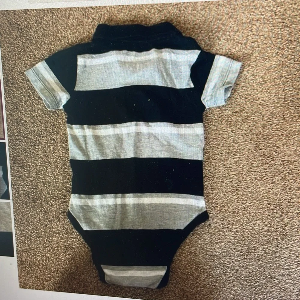 Wrangler striped onesie 24 M